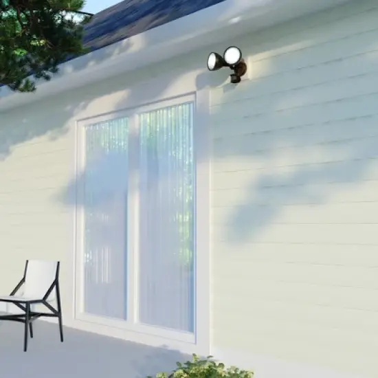 VAXCEL Motion Sensor Dusk to Dawn Outdoor Security Flood Light - 180 Degree Range - 70 Ft. image {7}