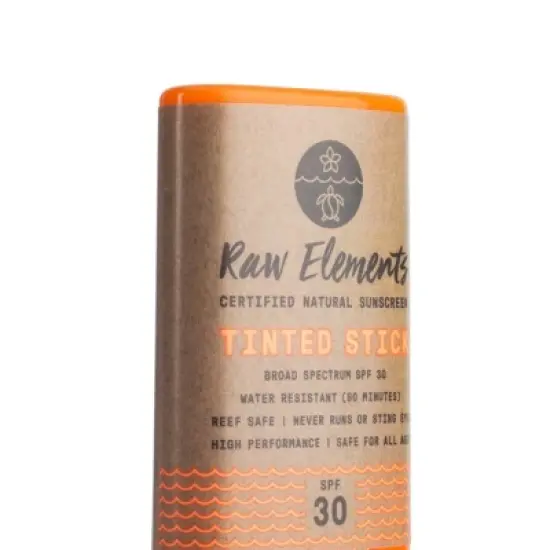 Raw Elements Tinted Mineral Sunscreen Face Stick - SPF 30 - 0.6oz image {3}