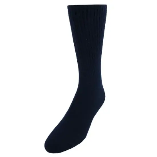 Vannucci Men's Super Soft Mid-Calf Ribbed Dress Socks (1 Pair) image {1}