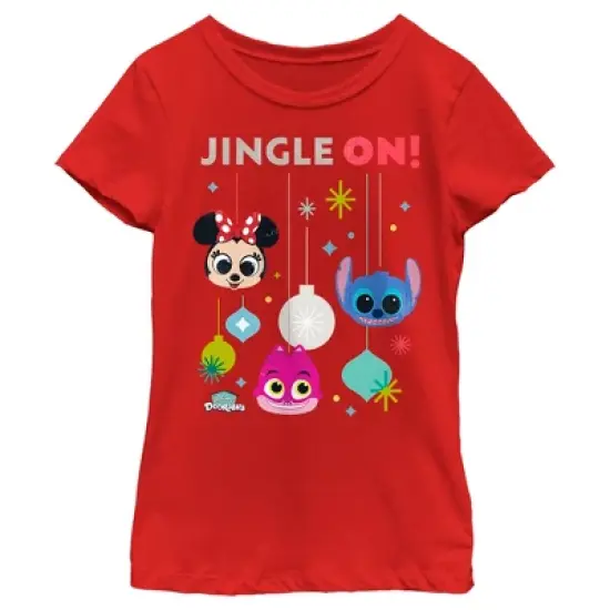 Girl's Disney Doorables Jingle On T-Shirt image {4}