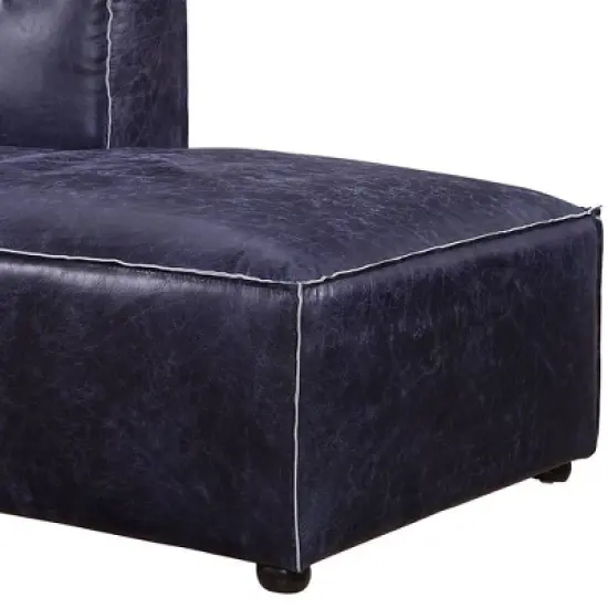 54" Birdie Grain Leather Chaise Lounge - Acme Furniture image {4}