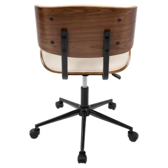 Lombardi Mid-Century Modern Office Chair with Swivel - LumiSource image {3}