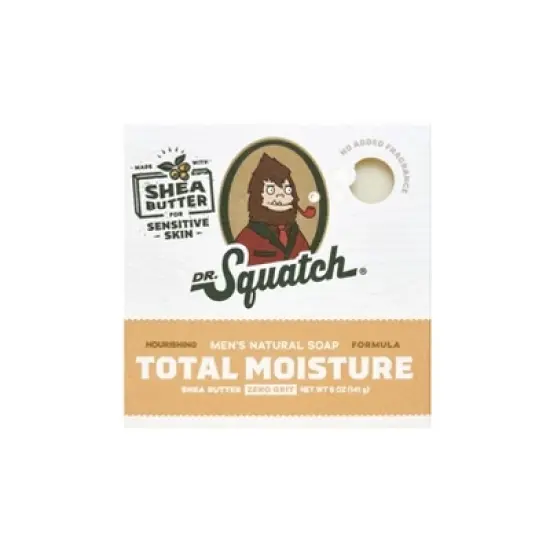 DR. SQUATCH Men's All Natural Bar Soap - Total Moisture - Shea Butter - 5oz image {6}