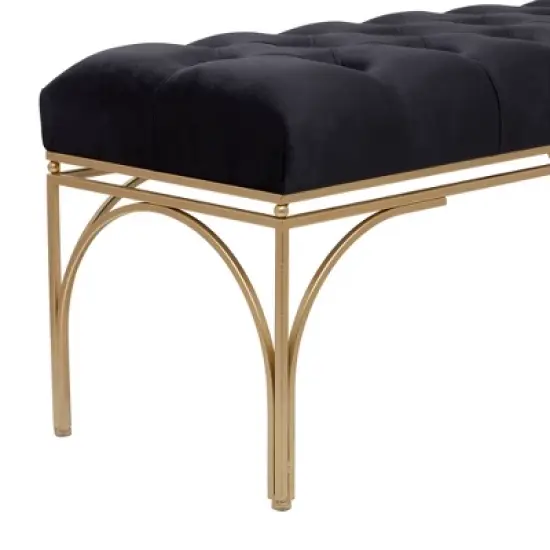 Rectangular Glam Velvet Bench - Olivia & May image {8}
