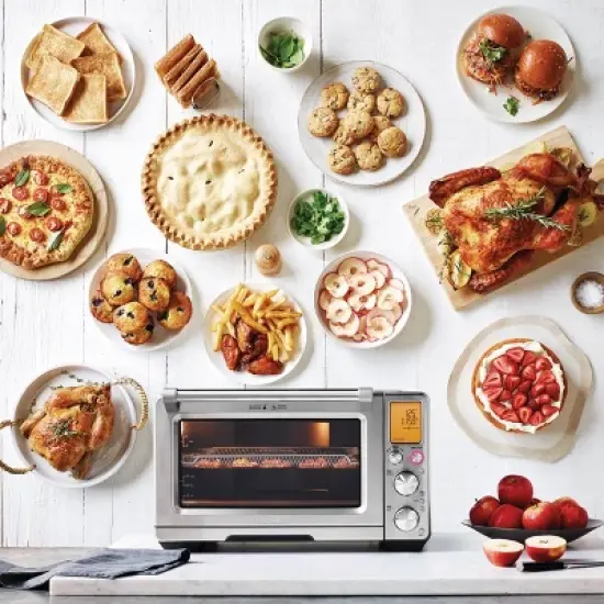 Breville Smart Oven Air Fryer Pro Stainless Steel BOV900BSSUSC: Convection Toaster Oven, 1800W, Automatic Shut-Off image {5}