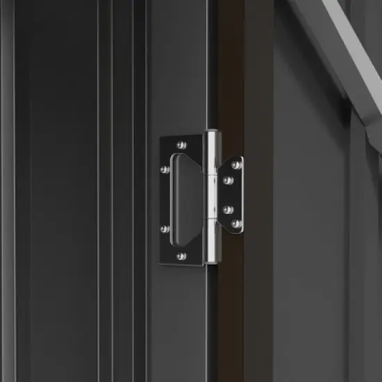 Outsunny Metal Garden Storage Shed Tool House with Sliding Door Spacious Layout & Durable Construction for Backyard, Patio, Lawn image {5}