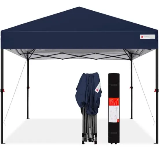 Best Choice Products 10x10ft Easy Setup Pop Up Canopy Instant Portable Tent w/ 1-Button Push, Carry Case image {8}