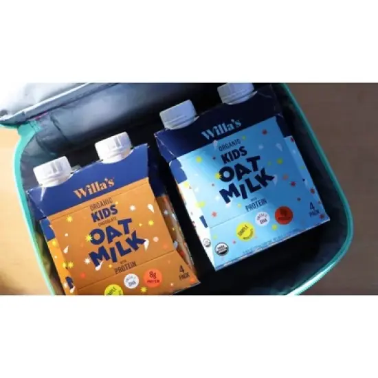 Willa's Organic Non-Dairy Oat Kids Milk - 4pk image {7}