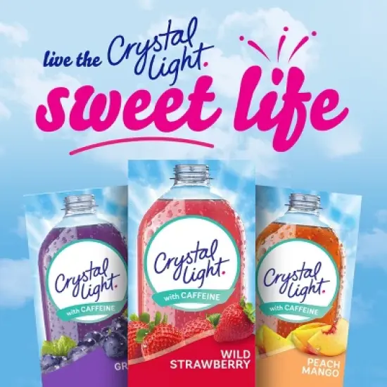 Crystal Light Energy On The Go Wild Strawberry Drink Mix - 10pk/0.11oz Pouches image {7}