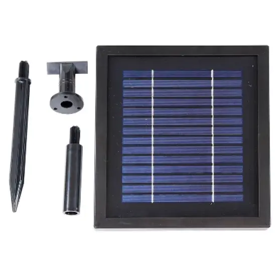 Sunnydaze 46" H Outdoor 2-Tier Pineapple Solar Water Fountain with Battery Backup image {4}