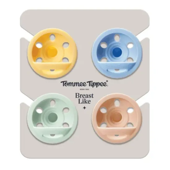 Tommee Tippee Beast Like Pacifier 0-6 Months - Yellow & Green - 4pk image {7}