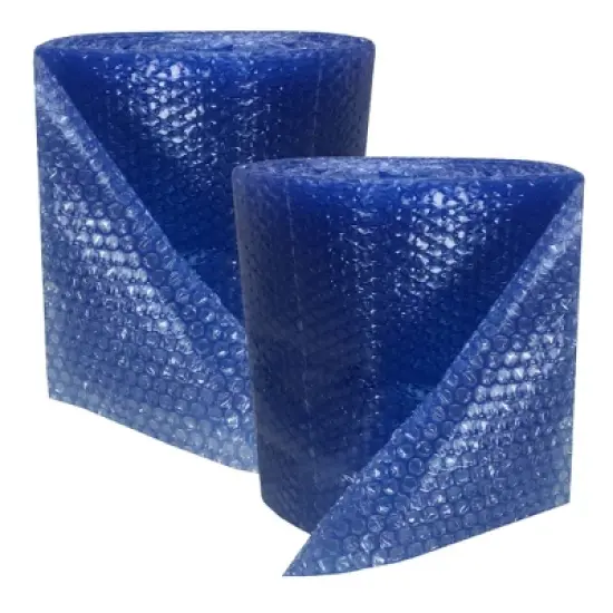 UBMOVE Small Bubble Blue Wrap - 120' Long x 12" Wide, Perforated Eery 12" image {10}