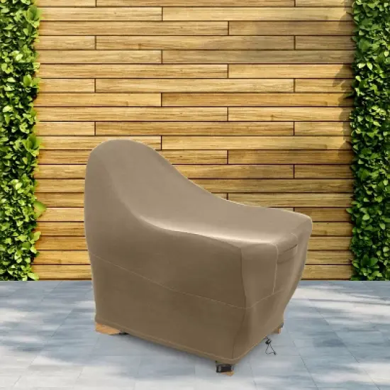 KHOMO GEAR Premium Adirondack Patio Chair Cover &ndash; Brown, Durable, Weatherproof, UV Resistant, Protection from Rain & Dust image {3}
