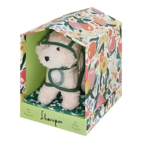 Manhattan Toy Bed & Biscuit Lhasapoo Plush Puppy Dog & Keepsake Dog House with Mini-Storybook in Hidden Drawer image {12}