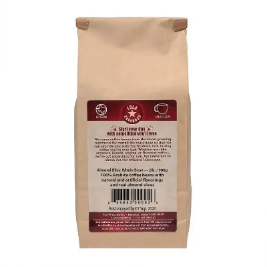 Lola Savannah Almond Bliss Whole Bean Caffeinated Coffee - 32oz image {1}