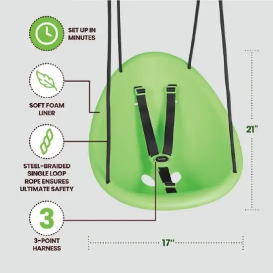 Flybar Swurfer Kiwi Toddler Swing image {14}