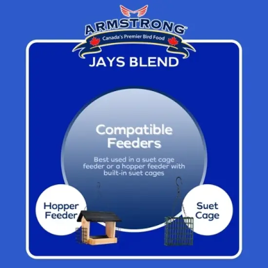 Armstrong Wild Bird Food Royal Jubilee Jay's Suet Cake, 10.6oz (Pack of 3) image {5}