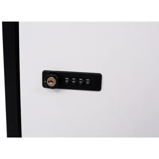 42" Keyless Parcel Drop Box - Galvanized Steel Theft-Proof Package Safe with Anti-Rust Coating & Code Lock, 14x11.3" Secure Delivery Box for Porch image {5}