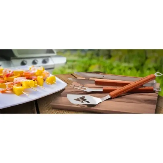 NCAA West Virginia Mountaineers Classic Series BBQ Set - 3pc image {1}