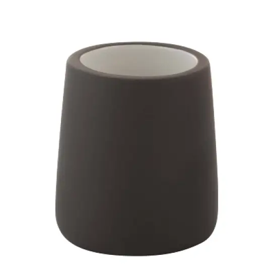 Lisse Wide Bowl Brush with Rubberized Finishing Espresso - Elle D&eacute;cor image {6}