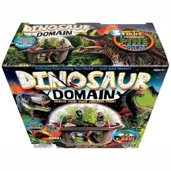 Toys By Nature: Dinosaur Domain - DIY Terrarium Kit, Prehistoric Plants & T-Rex image {7}