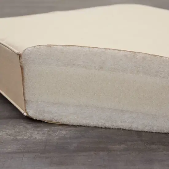 Sunbrella Outdoor Bench Cushion Navy/Ivory image {4}