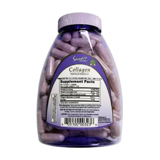 Sanar Naturals Collagen Wrinkle Formula Dietary Supplement Capsules - 120ct image {1}