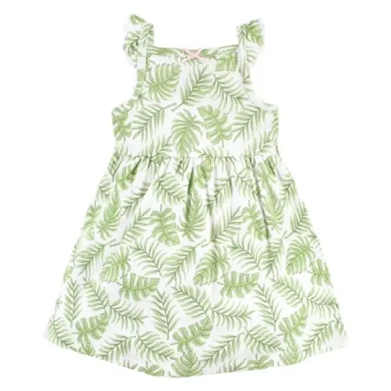 Hudson Baby Baby Girls Cotton Dresses, Palm Leaf image {2}