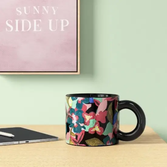 16oz Stoneware Vintage Floral Print Mug - Room Essentials&trade; image {1}