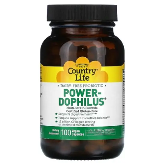 Country Life Power-Dophilus , 100 Vegan Capsules image {2}