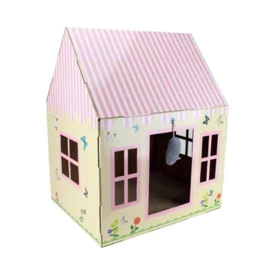 Midlee Cottage Cat Scratcher House image {1}