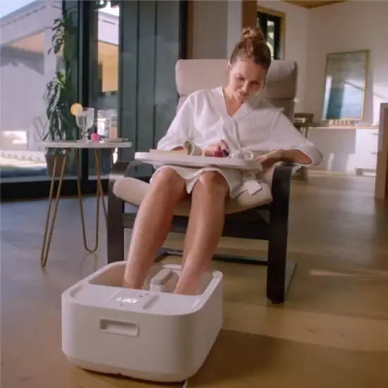 Sharper Image Massager Foot Bath Heating with LCD image {15}