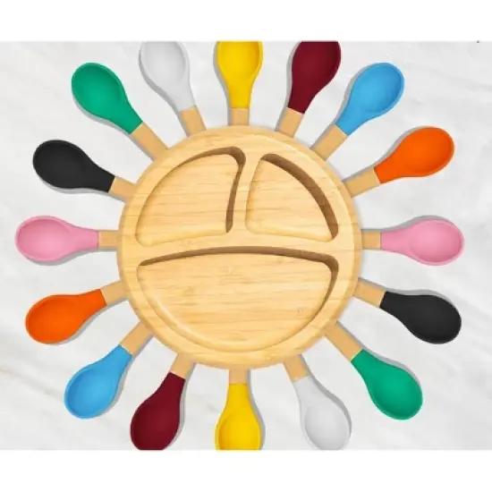 Avanchy Bamboo Baby Training Spoon - 5pk image {4}