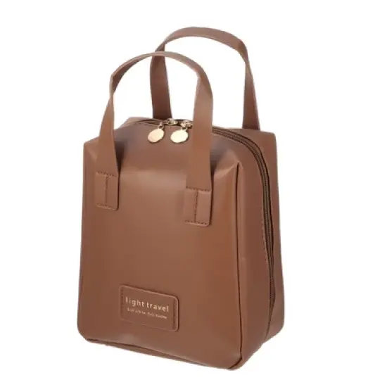 Unique Bargains Travel Portable Large Capacity Makeup Bag image {8}