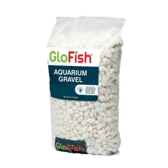 GloFish Aquarium White Gravel for GloFish Tanks - 5lbs image {7}
