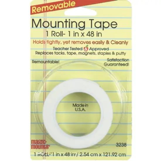 Magic-Mounts&reg; Removable Magic Mounting Tape, 1" x 48", 6 Rolls image {1}