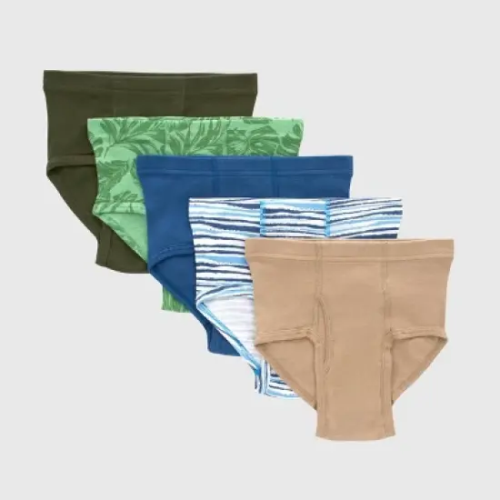 Hanes Boys' 5pk Pure Briefs - Colors May Vary image {4}