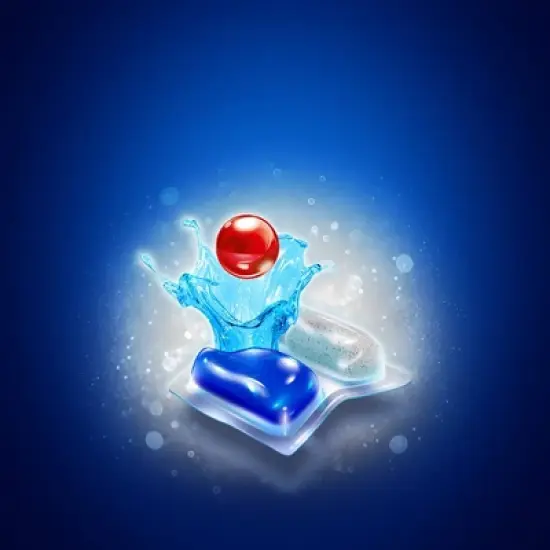 Finish Quantum Hardwater Dishwasher Detergent and Jet Dry Rinse Aid Hardwater Protection Bundle - 24.25 fl oz image {2}