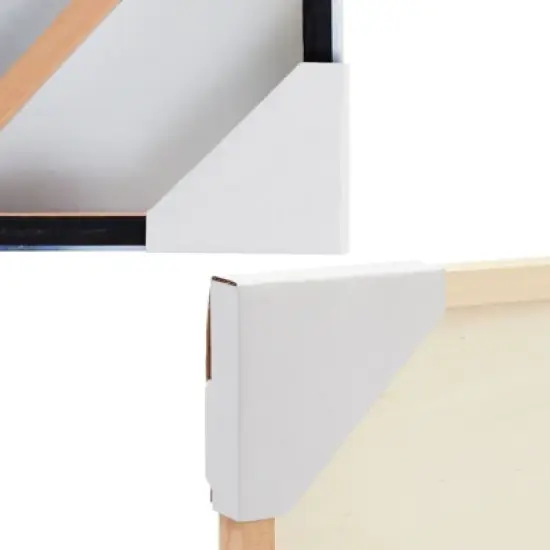 Bright Creations 100 Pack Adjustable Cardboard Corners for Picture Frames, Fits Frames 1 Inch, 1.5 Inches, and 2.2 inches Wide image {1}