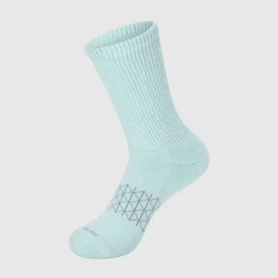 Hanes Women's Absolute Wellness 3pk Non-Binding Crew Socks - 5-9 image {2}