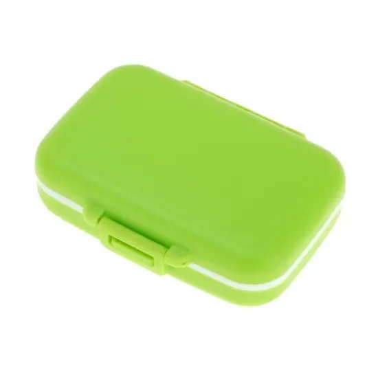Unique Bargains 6 Grids Single Layer Pill Box 1 Pc image {6}