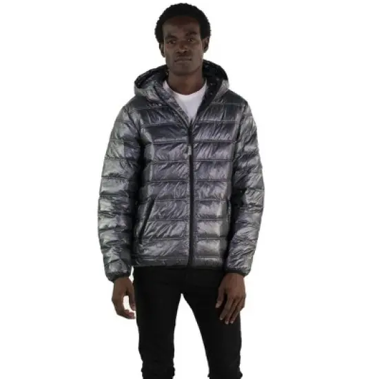 Members Only Men's Zip Front Puffer Jacket image {7}