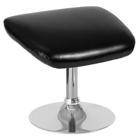 Flash Furniture Egg Series Ottoman Footrest with Chrome Base image {3}