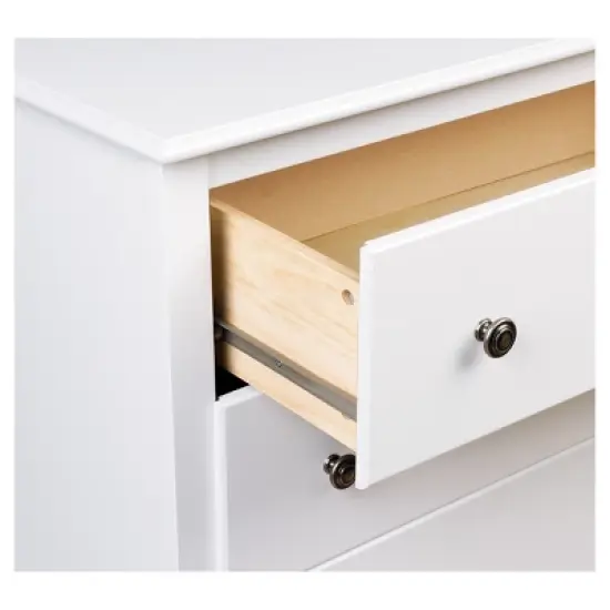 Monterey 3 Drawer Nightstand - White - Prepac image {2}