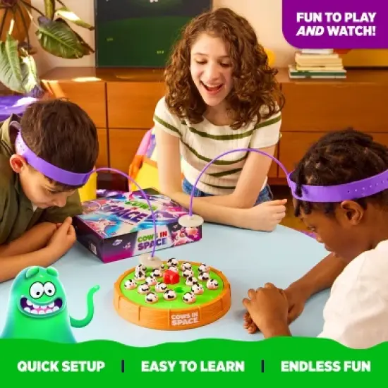 Cows in Space by What Do You Meme?: Educational Electronic Board Game, Animals & Fine Motor Skills, 2 Players image {4}