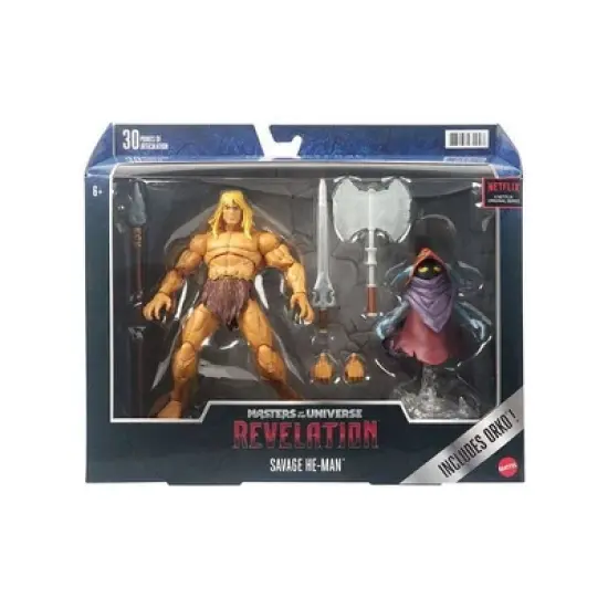Masters of the Universe Masterverse Revelation Savage He-Man Action Figure image {5}