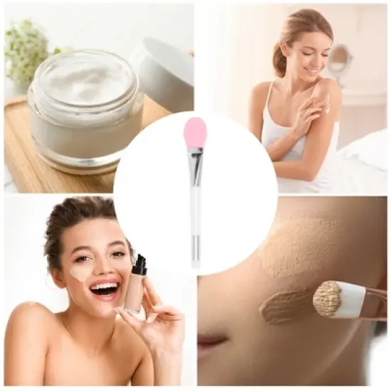 Unique Bargains Smooth Double-headed Face Mask Brush 2 Pcs image {4}