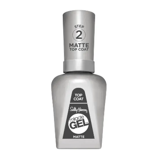 Sally Hansen Miracle Gel Nail Polish - 102 Matte Top Coat - 0.5 fl oz image {6}
