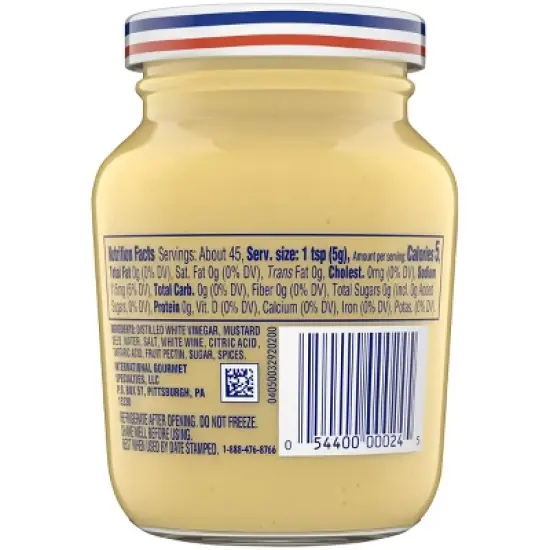 Grey Poupon Dijon Mustard - 8oz image {9}