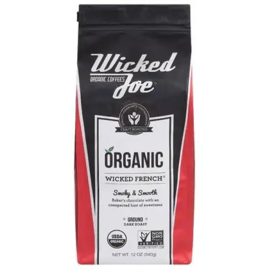 Wicked Joe Coffee Co. Wicked French Dark Roast Ground Coffee - 12oz image {3}